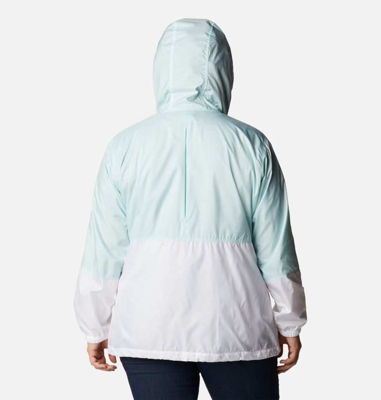 Women's Columbia Flash Forward Windbreaker Jackets Mint / White | Plus Size CA-Y6183